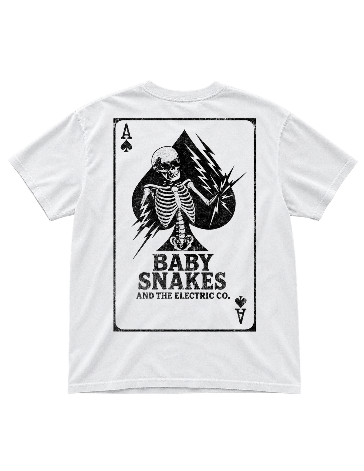 Spade Logo - Baby Snakes & The Electric Co. Tshirt